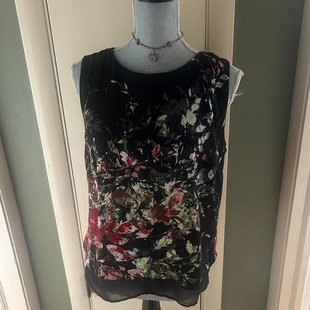Boho summer beach floral blouse
